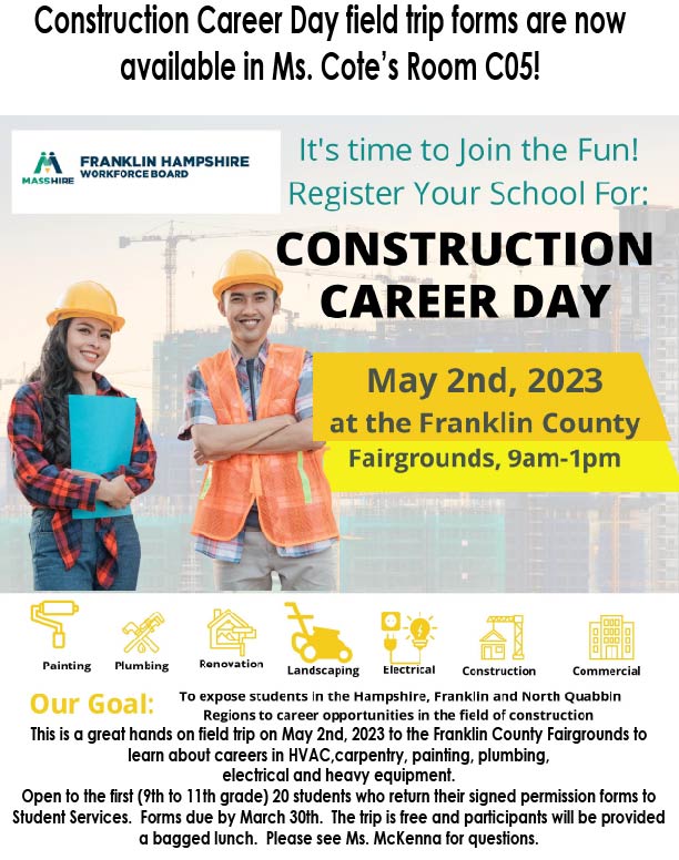 Construction Career Day flyer