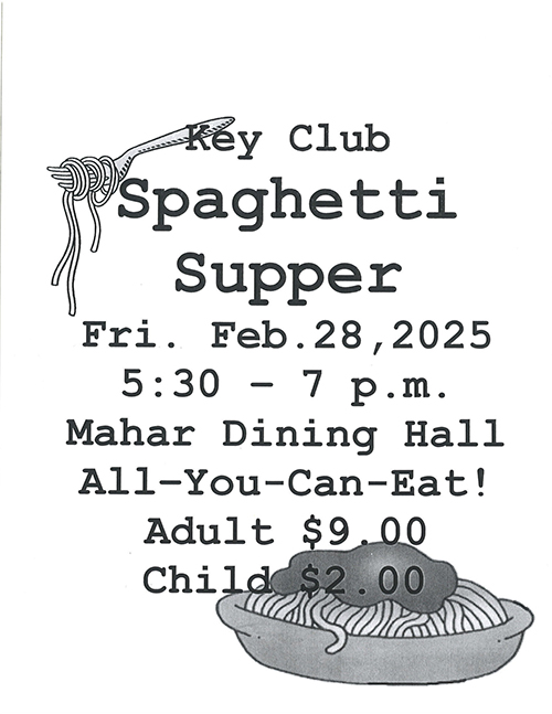 Spaghetti dinner flyer